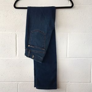 7 for all mankind kimmie straight leg blue jeans size 25